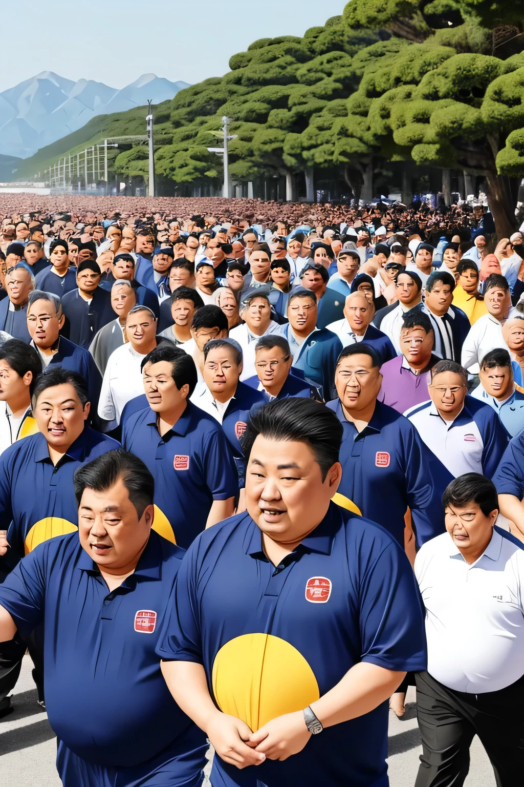 The Great March of the Fat Middle-Aged Men of Japan