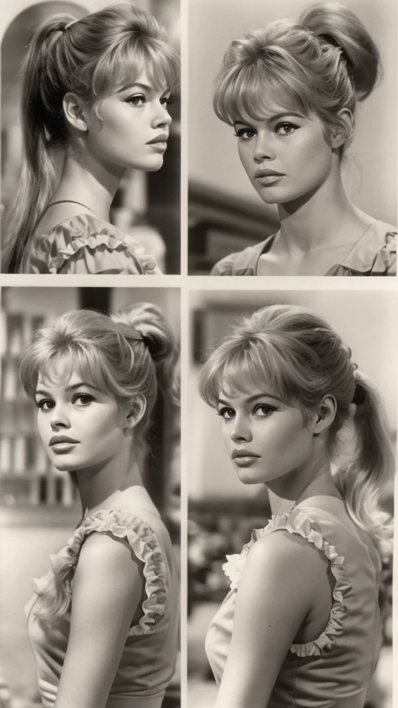Brigitte Bardot 18 years old, ((ponytail)), bbardot woman
