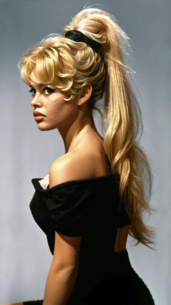 Brigitte Bardot 18 years old, ((ponytail)), bbardot woman