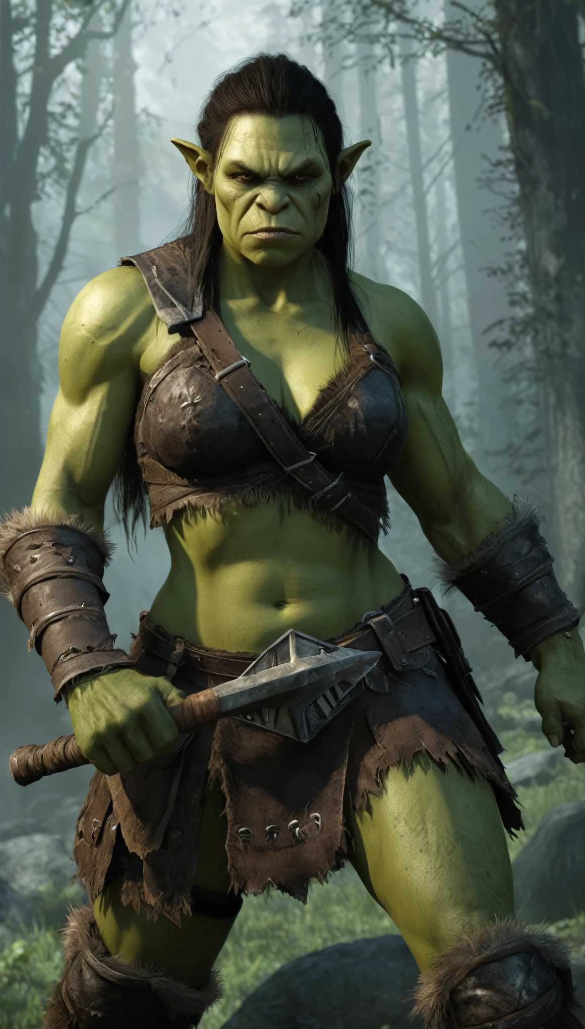 This green orc lets you convince a beast that you mean no harm. choose a axe that you can see within range. she must see and hear you. if the beast's intelligence is 4 or higher, a magia falha. otherwise, the beast must succeed on a wisdom saving throw or be charmed by you for the spell's duration. if you or one of your companions harm the target, a magia termina.