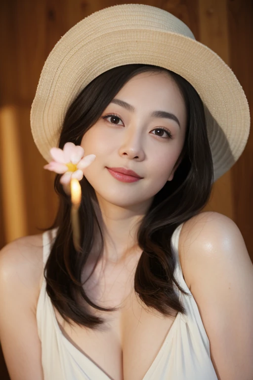 swim池里，obesity，40 years old adult、Japanese woman、Low-cut、Sexy, Big breasts,delicate skin、masterpiece、Beautiful breasts、high quality、Super beautiful、face hd、The makeup is very light、Glowing and beautiful skin、The beauty of transparency、Reality、Looking at the camera、Skin Whitening、Full body shape、swim，nipple，Areola