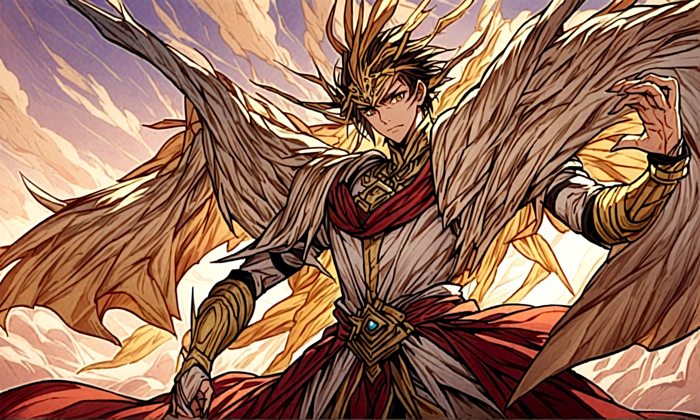 
1. Hiroshi:
- The main protagonist and hero of the story
- An ordinary college student who discovers his special abilities as the "Relic" - the chosen spiritual guardian tasked with protecting the world
- A courageous character with a strong resolve, who develops significantly throughout the events
- Possesses growing spiritual and combat abilities that he uses to defend the world
- Despite his young age, he takes on immense responsibility

2. Takeshi:
- The wise mentor and spiritual expert who guides and trains Hiroshi
- A wise and composed character with extensive experience in the spiritual realm
- Plays a crucial role as Hiroshi's guide and ally in his journey
- Helps Hiroshi develop his skills and face the challenges ahead

3. Sakura:
- Hiroshi's skilled fighter and loyal ally
- A strong and adept combatant who assists Hiroshi in battles
- Has good knowledge of the occult and mysterious entities
- Forms a harmonious duo with Hiroshi in confronting their enemies

4. Azmodi:
- The powerful and evil demon who poses the main threat
- A dangerous and cunning character, planning to unleash the forces of darkness
- Possesses immense spiritual powers which he uses to harm humans
- Represents the greatest challenge for Hiroshi and his friends