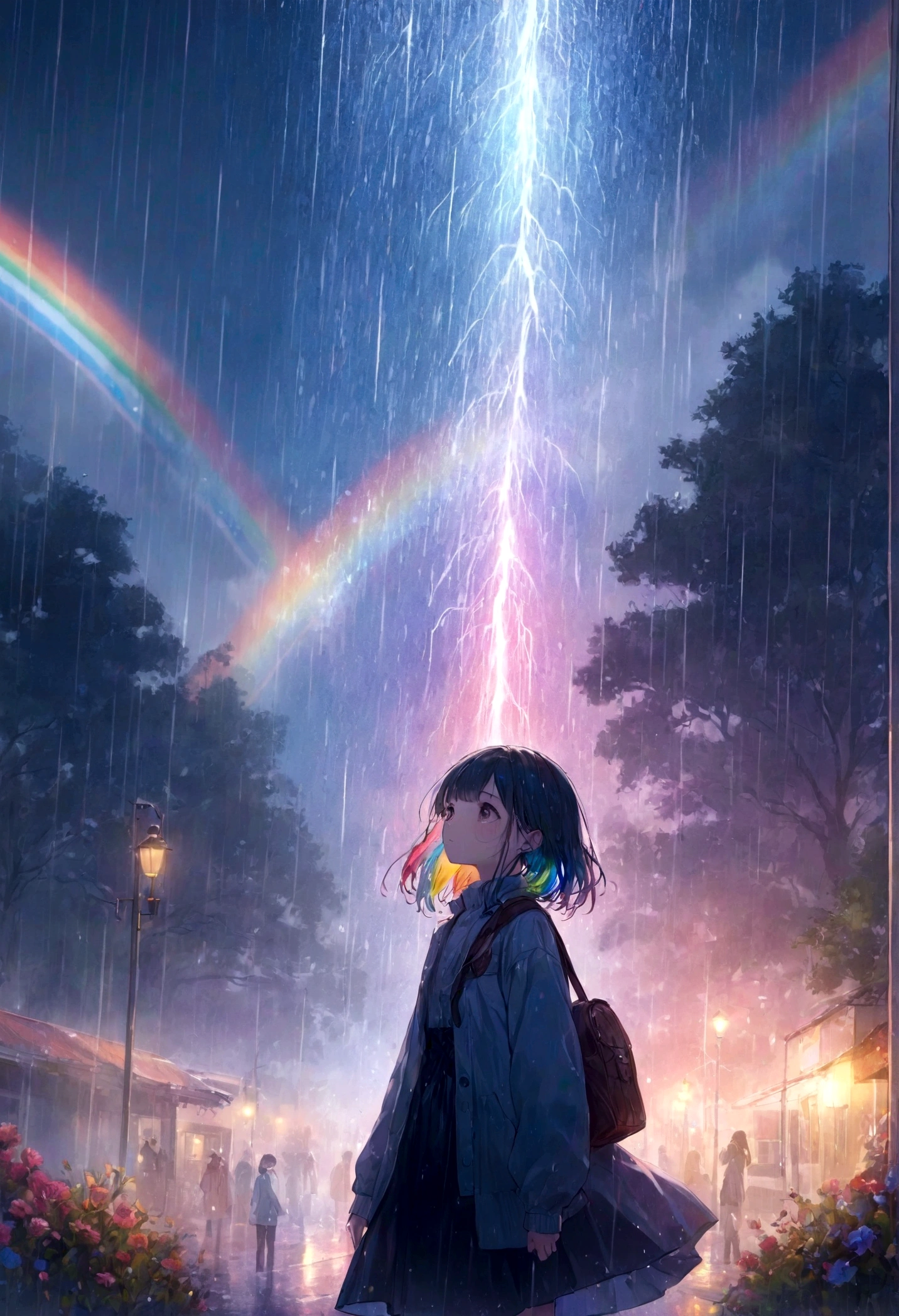 rainbow rain