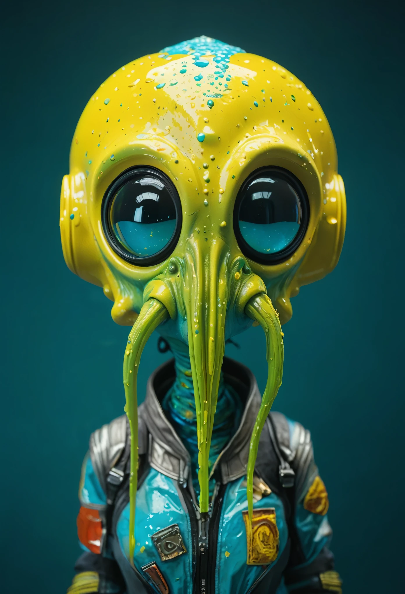 8K, ARTISTIC photogrAphy, best quAlity, mAsterpiece: 1.2), A (potrAit:1.2) Don Bluth Style ASTRONAUT Cthulhu yellow Toon Doll, full body RAW candid cinema, cyan hair, 16mm, color graded portra 400 film, remarkable color, ultra realistic, sad admosphere, dark lighting, oppressive atmosphere, depressive colors, kodak portra 400, photograph,r, Natural Light, Pinhead lighgts, blur reflection, Brush Strokes, Smooth, abstract, Splatter, Oil On Canvas, rainbow colors, fractal isometrics details bioluminescens : a stunning realistic photograph of wet bone structure, 3d render, octane render, intricately detailed, titanium decorative headdress, cinematic, trending on artstation | Isometric | Centered