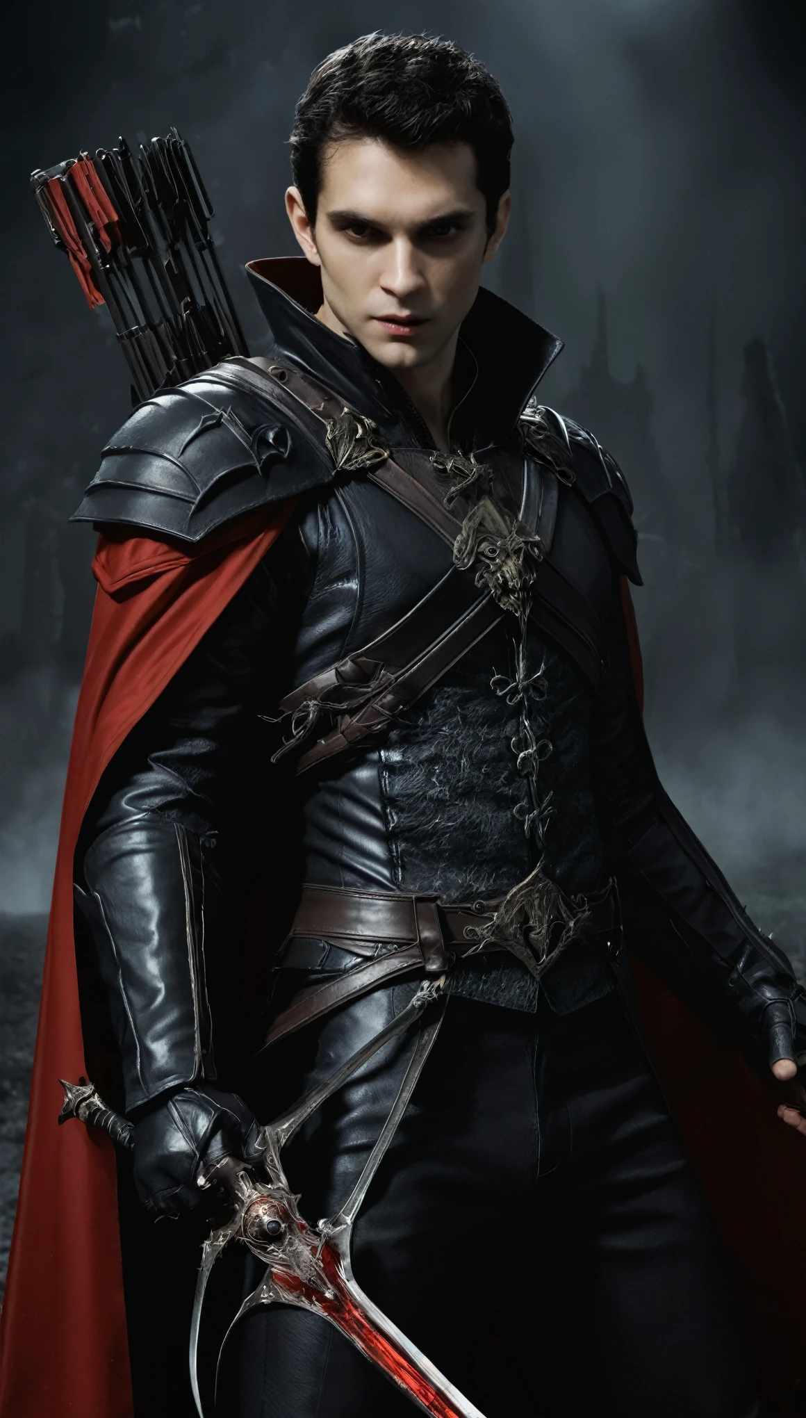 This male Vampire lets you convince a beast that you mean no harm. choose a crossbow that you can see within range. Red cape, black armor, she must see and hear you. if the beast&#39;s intelligence is 4 or higher, a magia falha. otherwise, the beast must succeed on a wisdom saving throw or be charmed by you for the spell&#39;s duration. if you or one of your companions harm the target, a magia termina.