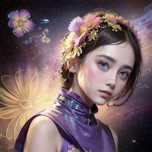 (Only 3 faces and flowers in composition:1.5), (masterpiece, top quality, Surrealism, concept art, beautiful and aesthetic:1.2), (((Extremely detailed NOGIZAKA face variations))), All Faces surrounded by flowers, Ultra-detailed,(colorful:1.1),(zentangle), (Dazzling Self-Luminous floral background:1.3), (Radiant PearlSkin, Elaborate detailed Eyes with sparkling highlights), (many colors:1.4), (Space Filled with all flowers:1.5), (Not visible girl's body because covered by real flowers:1.5), (body:-1) .