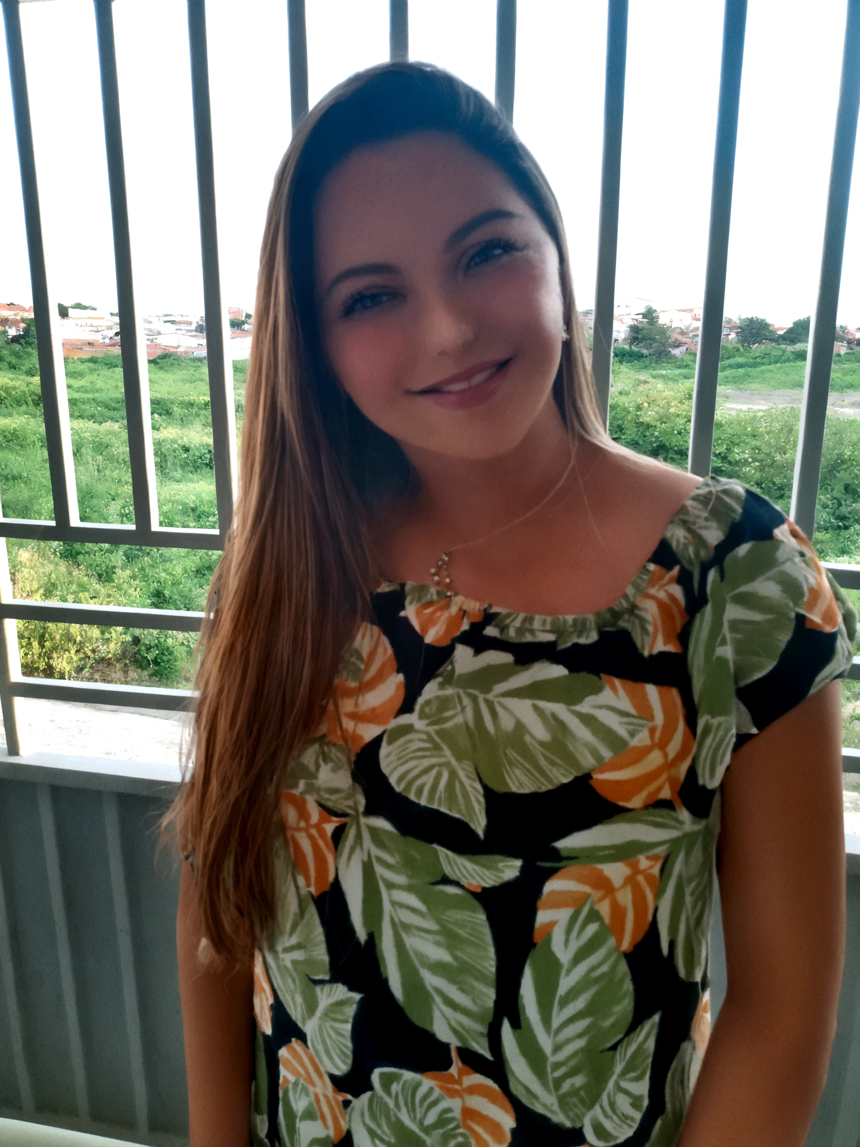 a beautiful smiling and cheerful woman