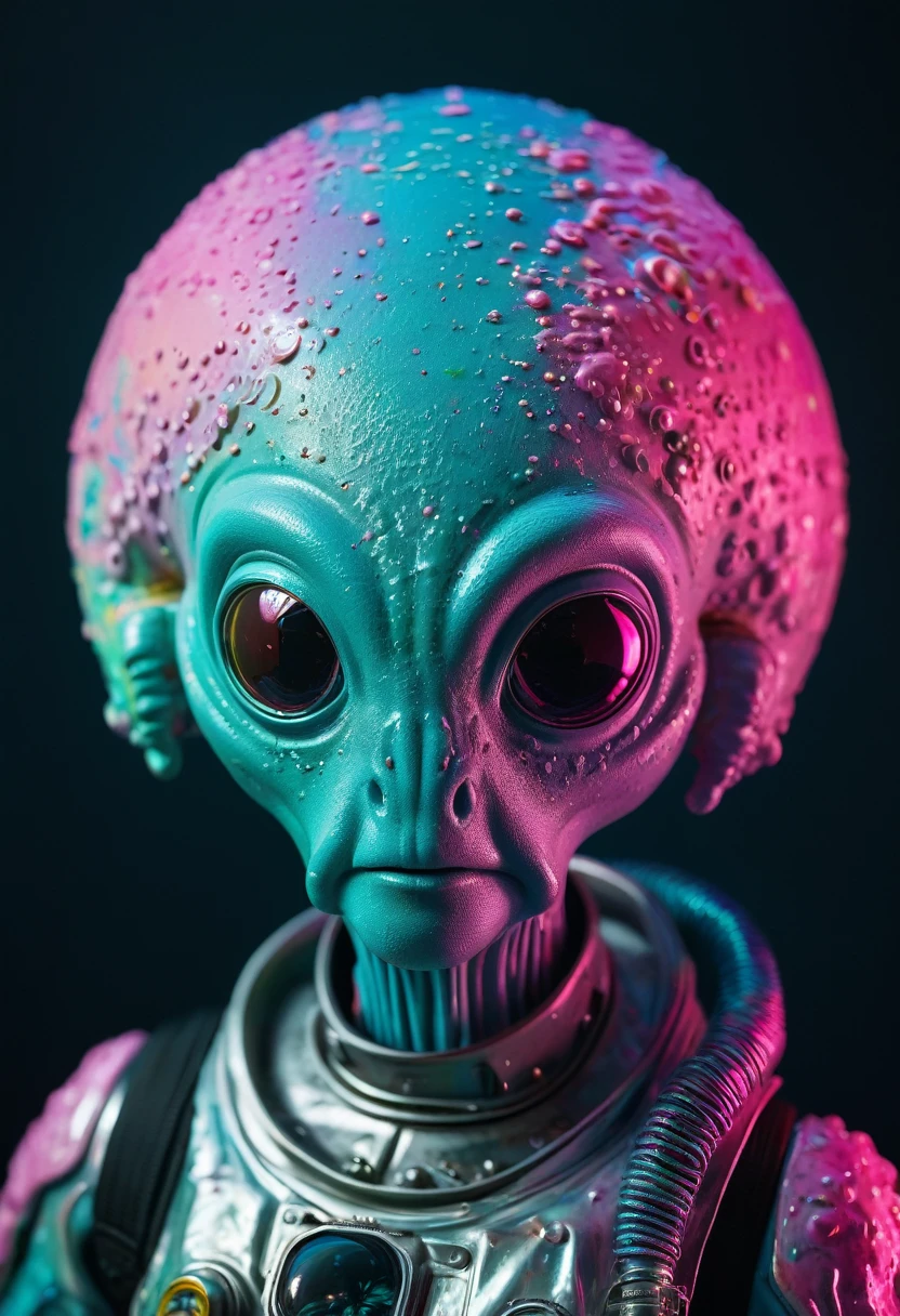 8K, ARTISTIC photogrAphy, best quAlity, mAsterpiece: 1.2), A (potrAit:1.2) Don Bluth Style  ASTRONAUT Cthulhu pink Toon Doll, full body RAW candid cinema, cyan hair, 16mm, color graded portra 400 film, remarkable color, ultra realistic, sad admosphere, dark lighting, oppressive atmosphere, depressive colors, kodak portra 400, photograph,r, Natural Light,  Pinhead lighgts, blur reflection, Brush Strokes, Smooth, abstract, Splatter, Oil On Canvas, rainbow colors, fractal isometrics details bioluminescens : a stunning realistic photograph of wet bone structure, 3d render, octane render, intricately detailed, titanium decorative headdress, cinematic, trending on artstation | Isometric | Centered