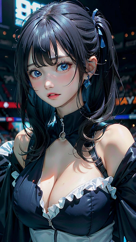 score_9, score_8_up, score_7_up, score_6_up, score_5_up, score_4_up, (source_anime), 1girl, huge breasts, medium hair, blue eyes,