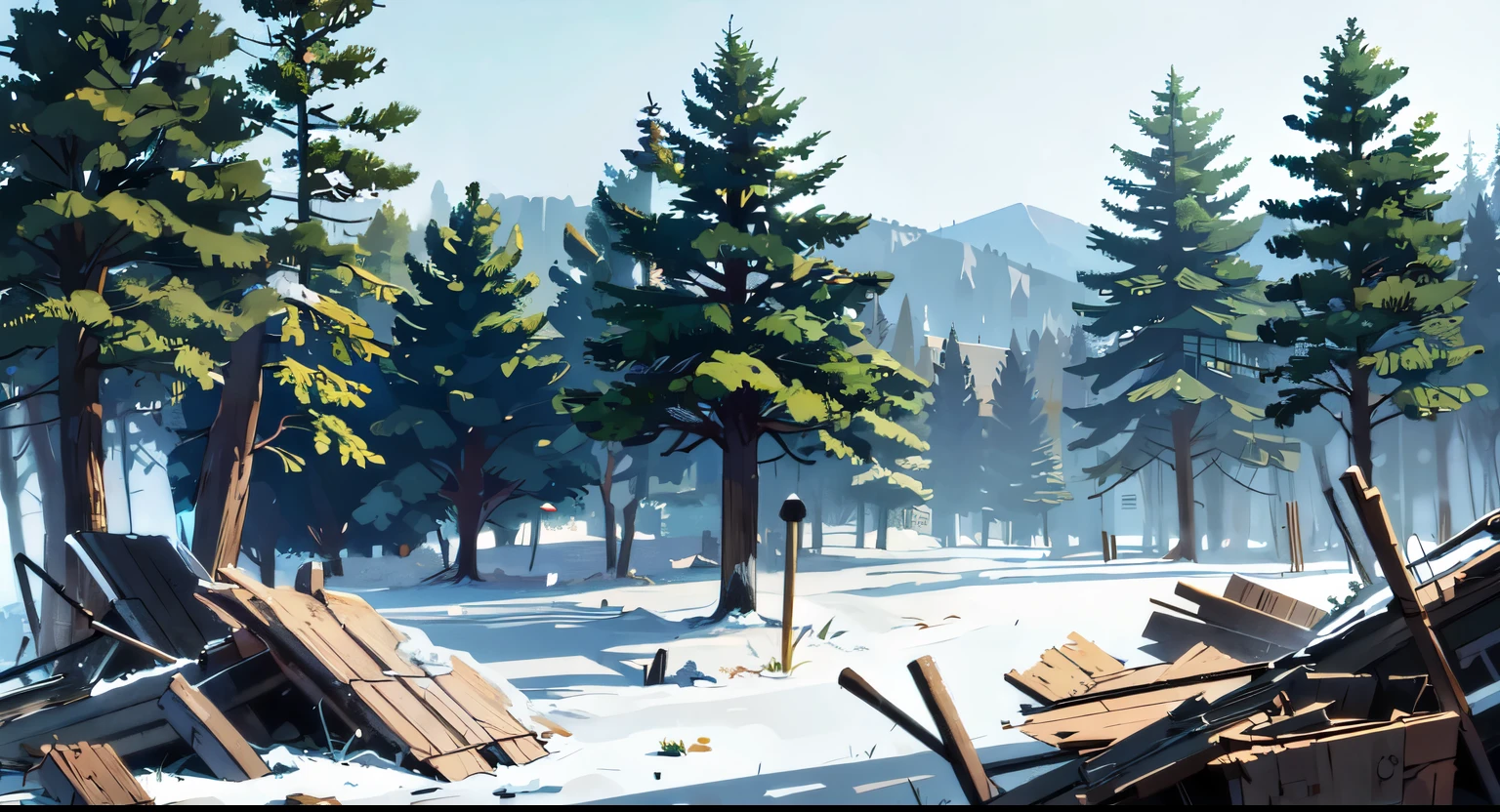 snow, winter