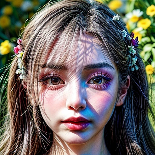 { NSFW | (((No clothes))) }, (Only face and flowers in composition), (masterpiece, top_quality, beautiful and aesthetic:1.2), ((Ultra-detailed:1.35)), (Acutance:0.85), (Photorealsitic, HyperRealism:1.37), (colorful), (many colors:1.28), { (petals1.5) }, ( Dazzling Self-Luminous floral background:1.4), (((Close-up girl))), (((Extremely detailed NOGIZAKA face variations))), All Faces surrounded by flowers, (Radiant PearlSkin, Elaborate detailed Eyes with sparkling highlights), (Space Filled with all flowers), { (Bodies covered with fresh flowers:1.28) | (Flower outfits made from fresh flowers) | (invisible body:1.4) }, ((open_mouth, venusbody)), (body:-1) .