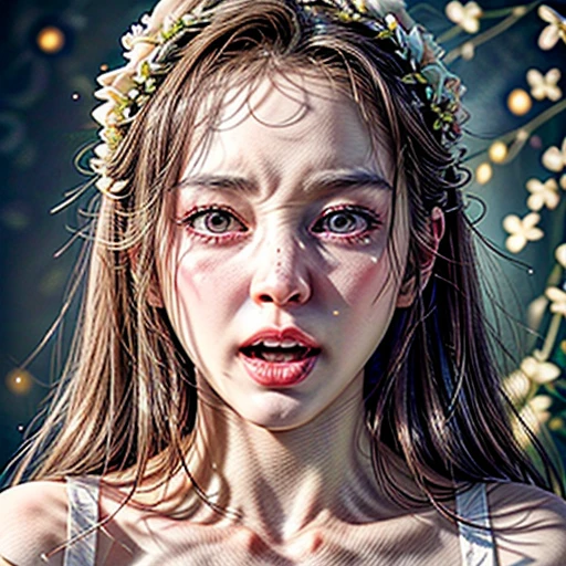{ NSFW | (((No clothes))) }, (Only face and flowers in composition), (masterpiece, top_quality, beautiful and aesthetic:1.2), ((Ultra-detailed:1.35)), (Acutance:0.85), (Photorealsitic, HyperRealism:1.37), (colorful), (many colors:1.28), { (petals1.5) }, ( Dazzling Self-Luminous floral background:1.4), (((Close-up girl))), (((Extremely detailed NOGIZAKA face variations))), All Faces surrounded by flowers, (Radiant PearlSkin, Elaborate detailed Eyes with sparkling highlights), (Space Filled with all flowers), { (Bodies covered with fresh flowers:1.28) | (Flower outfits made from fresh flowers) | (invisible body:1.4) }, ((open_mouth)), (body:-1) .