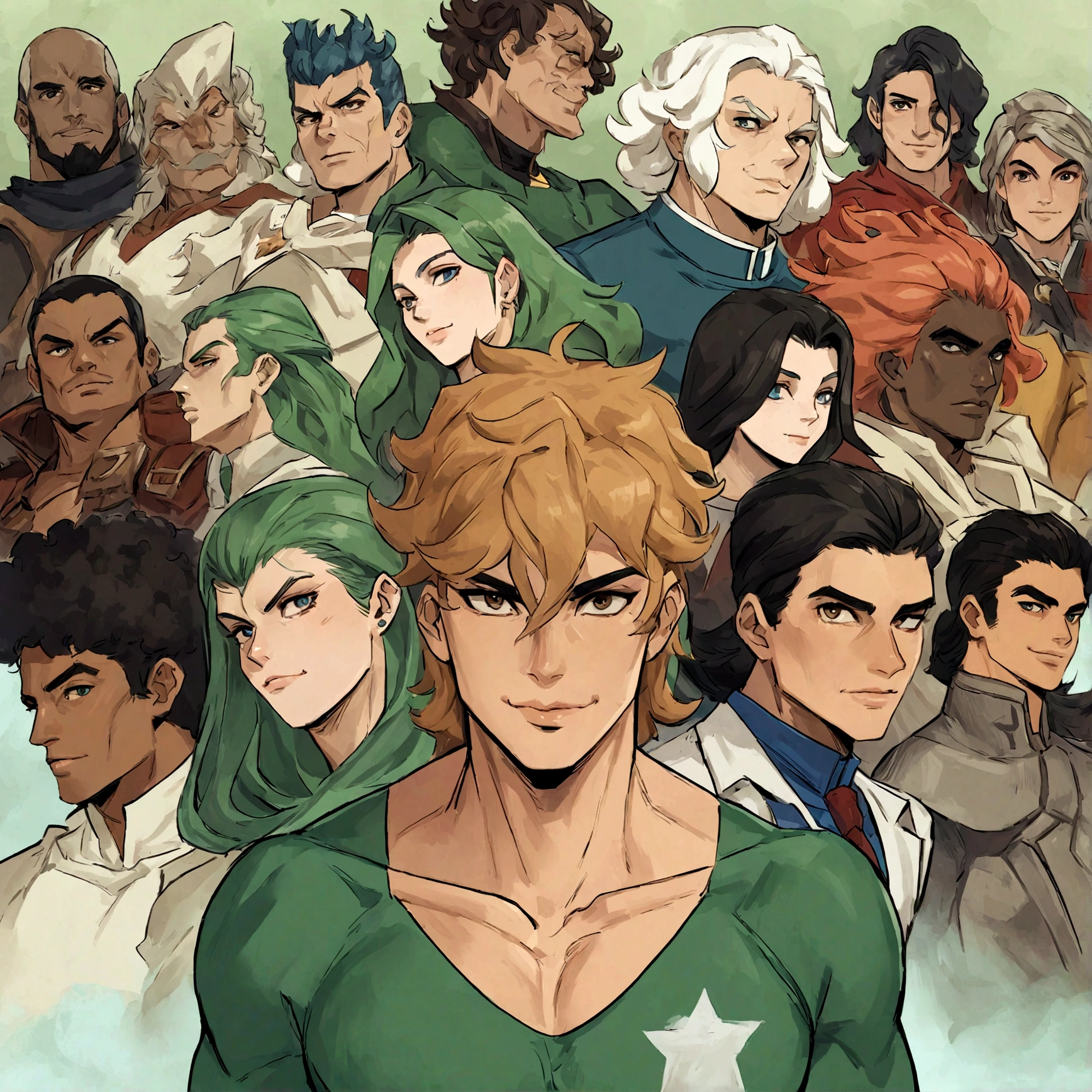 homem arafed com uma camisa azul e um fundo verde, André Rios, vitor maristane, imagem de avatar, headshot imagem de perfilture, imagem de perfil, caio santos, imagem frontal, david rios ferreira, powder Nándor Katona, imagem de perfil, José Miguel remains French, ronaldo luis nazario de lima, imagem de qualidade muito baixa, perez fabian