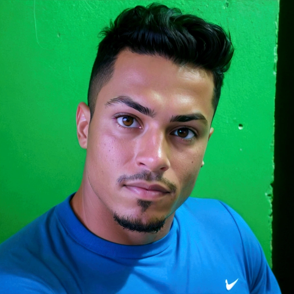 homem arafed com uma camisa azul e um fundo verde, André Rios, vitor maristane, imagem de avatar, headshot imagem de perfilture, imagem de perfil, caio santos, imagem frontal, david rios ferreira, powder Nándor Katona, imagem de perfil, José Miguel remains French, ronaldo luis nazario de lima, imagem de qualidade muito baixa, perez fabian