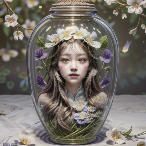 { NSFW | (((No clothes))) }, (Only face and flowers in composition), (masterpiece, Highest quality, beautiful and aesthetic), ((Ultra-detailed:1.35)), (Acutance:0.85), (Photorealsitic, HyperRealism:1.37), (colorful), (many colors:1.28), (((petals ))), ( Dazzling Self-Luminous floral background:1.4), (((Close-up girl))), (((Extremely detailed NOGIZAKA face variations))), All Faces surrounded by flowers, (Radiant PearlSkin, Elaborate detailed Eyes with sparkling highlights), (Space Filled with all flowers), { (Bodies covered with fresh flowers:1.28) | (Flower outfits made from fresh flowers) | (invisible body:1.4) }, (Flower Leis, in container), (body:-1) .