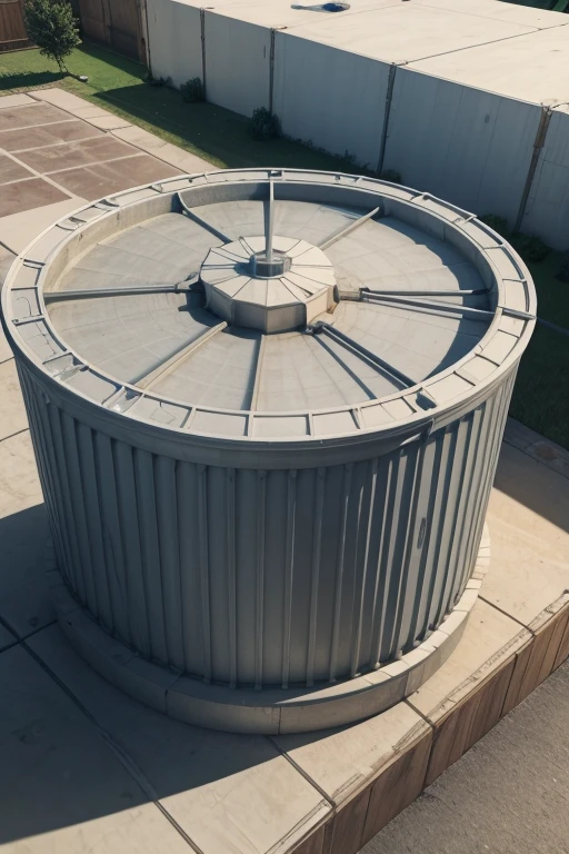 Create just one 3D block of the circumference of a residential water tank to export to SketchUp.