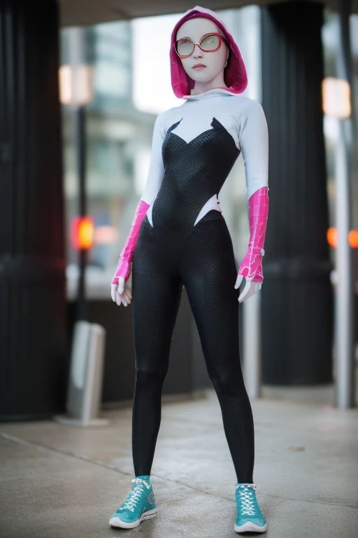 ((masterpiece, 8K, 3D, Realistic, Super Detail)), (1girl:1.3), slender 17 age, Ultra Micro photography, Super realistic, Perfect face, Beautiful features, ((Perfect female body)) Beautiful features, ( body), ((small hips)), Melissa Benoist as Cyberpunk Mech suit ((Exposed thigh)), Exposed Skin, Front Full body Shot, full body portrait, futuristic city background
