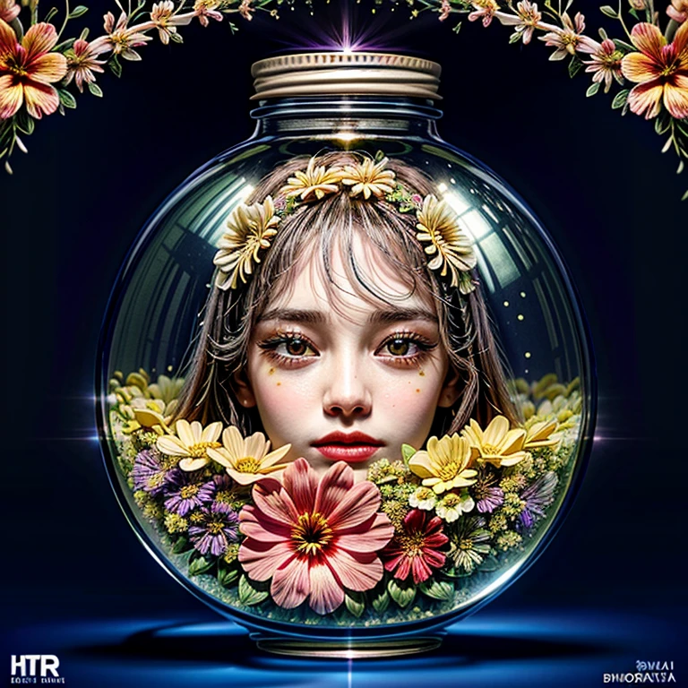 { NSFW | (((No clothes))) }, (Only face and flowers in composition), (masterpiece, Highest quality, beautiful and aesthetic), ((Ultra-detailed:1.35)), (Acutance:0.85), (Photorealsitic, HyperRealism:1.37), (colorful), (many colors:1.28), (((petals ))), ( Dazzling Self-Luminous floral background:1.4), (((Face Close-up girl))), (((Extremely detailed NOGIZAKA face variations))), All Faces surrounded by flowers, (Radiant PearlSkin, Elaborate detailed Eyes with sparkling highlights), (Space Filled with all flowers), { (Bodies covered with fresh flowers:1.28) | (Flower outfits made from fresh flowers) }, (FlowerWreath, Hibiscus Leis), (in container), (Nipple:-1.4) .
