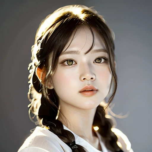 (highest quality,Super detailed,Physically Based Rendering:1.2), (RAW, Realistic, Photorealistic:1.37), (Acutance:0.85),Portraiture,Beautiful young woman with Delicate facial features,Soft lighting, ((Playfully licking finger with tongue, Gently placing a finger in the mouth)), (Close-up shot of sensual lips),Cheeks turn slightly red,A gentle and captivating gaze, cute BabyLike finger . Studio gray background, Light Particles, many blurred colorful Lights (dazzling bokeH) . BREAK . (((NOGIZAKA face variations)))  Extremely Detailed very KAWAII face variations, elaborate detailed Eyes with (sparkling highlights:1.2), (Voluminous long eyelashes:0.9)、Glossy RED Lips with beautiful details, Coquettish tongue, Rosy cheeks, Radiant PearlSkin with clear transparency, (Natural:0.7) Detailed FlawlessSkin with glowing DowneyHair . { (Dynamic LifeLike expressions:1.4) | :d) }, (large eyes:-1) . mouth_hold, { Pale Hair | Deep Hair | French Braid hair }, ((multiple colored hair:-1.4)) , 