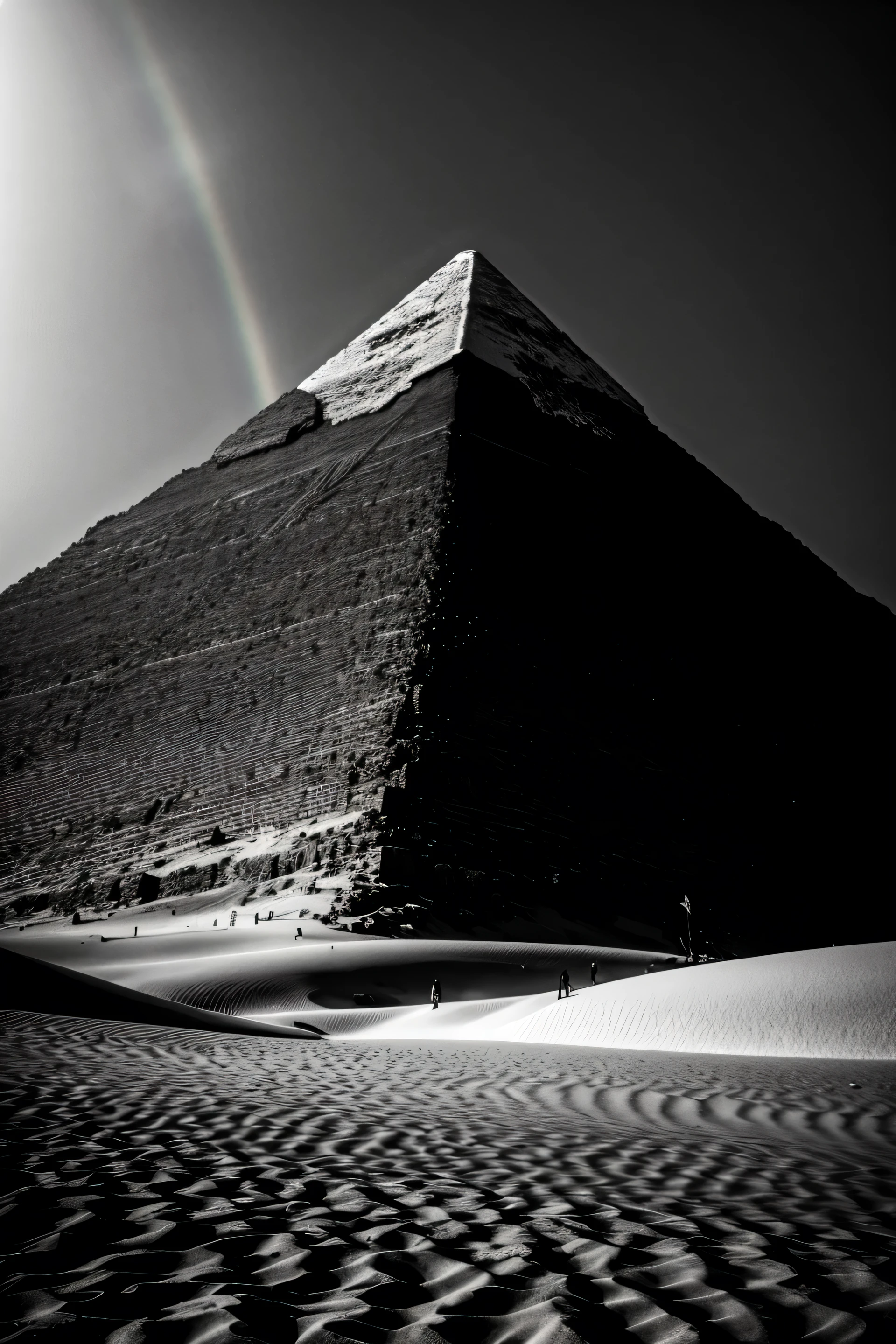 (masterpiece, best quality:1.2) , art by Fritz Henle, portrait, close up of a Great Pyramid of Giza full of the joker, they are Nasty, Visiting in a Mount Fuji, in Charming white suite tophat, Tattoos, Spiritual, Villagecore, electric orange and dark rainbow neon hue, detailed, high saturation, background inspired, beautiful detailed, illustrious quality, luxury, magic atmosphere