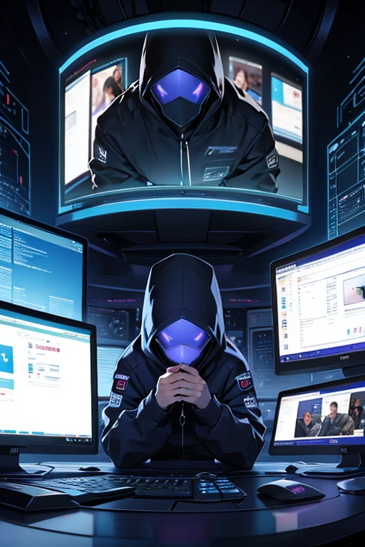 imagem do mundo dos hackers visando a imagem dos computadores, imagem com menos de 5megas