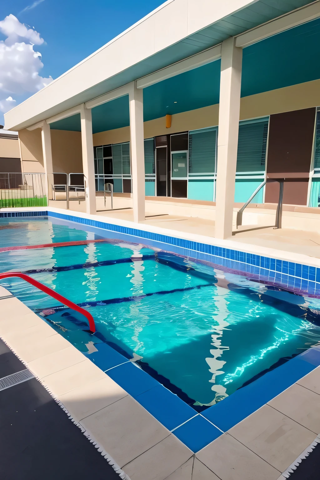 Primary school students Pool looks fun