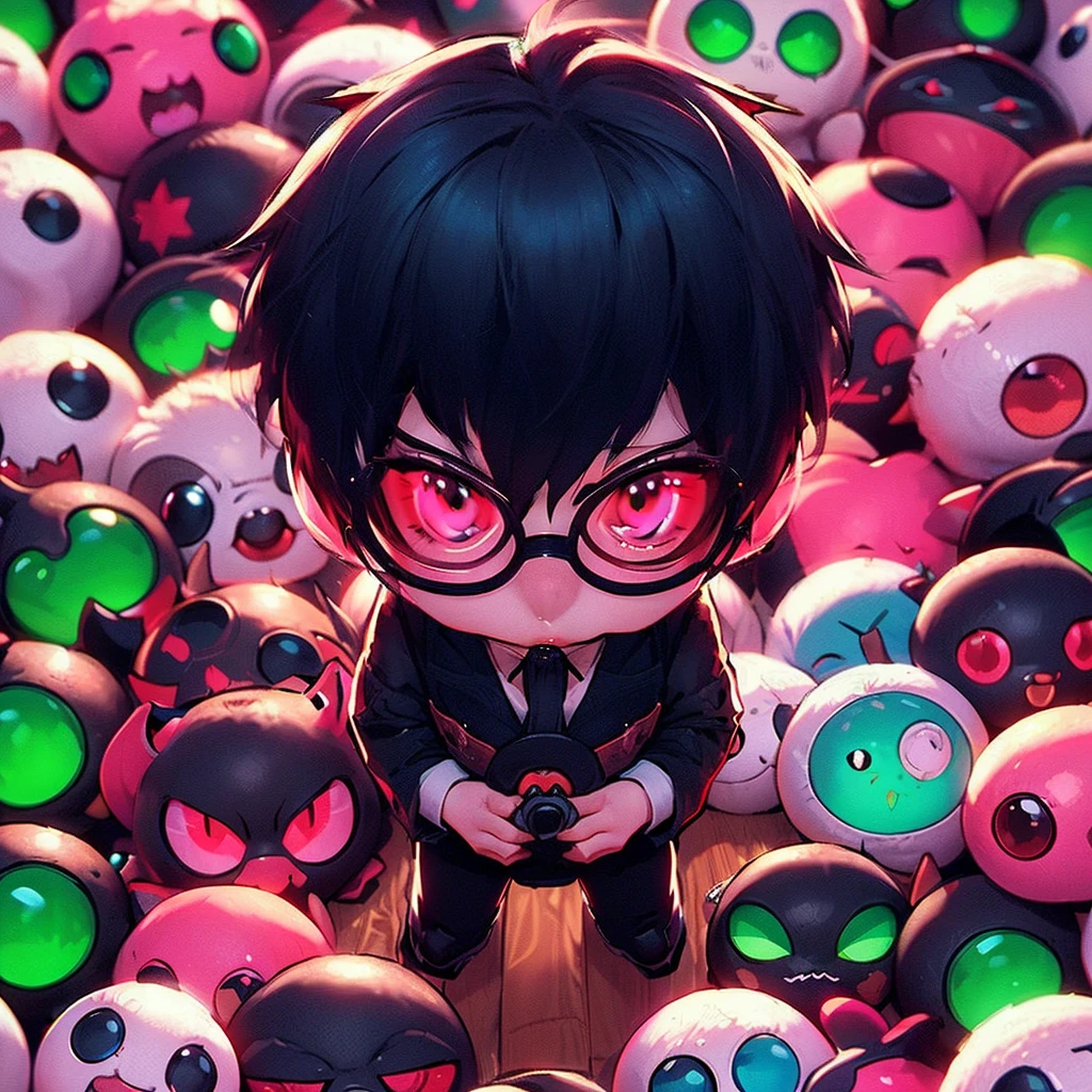 a woman sitting on top of a box next to a cat, artstyle : ilya kuvshinov, shiny colorful, sexy girl wearing shorts, black jeans, medibang, characters merged, anime like