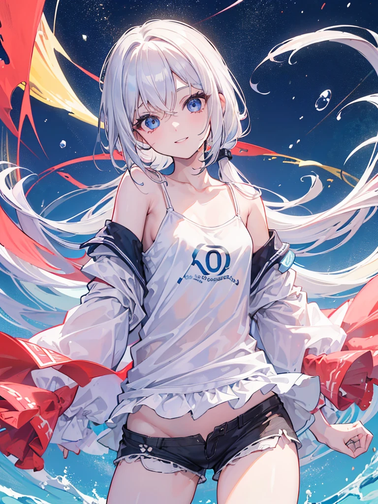 (8K、Maximum image quality、mejor calidad、obra maestra)、cara detallada、((dos :2))、by the chestnut、cabello corto、Brown eyes、sonrisa、((sonriendo))、pendientes、((small breasts))、((camisola rosa))、((shorts de mezclilla))、tiroteo vaquero、pelo negro、doble cola、ojos azul claro、sonrisa、((sonriendo))、pendientes、((tetas grandes))、((camisola blanca))、((shorts de mezclilla))、tiroteo vaquero((Alley background))、((National Science Foundation))fluido en el culo、Fluid on thighs、flowing liquid(atractivo:1.2),、Expuesto、Despeinado、Ropa que se ajuste bien,pecho expuesto、(((ropa mojada))),parte superior del tubo,(((Ropa ultrafina))),(modelo de cuerpo),((contorno del cuerpo)),(Paso),sonriendo, Rubor,Hyperactive expression,Rubbing hands on crotch,contorno de vulva elevado,saliva,