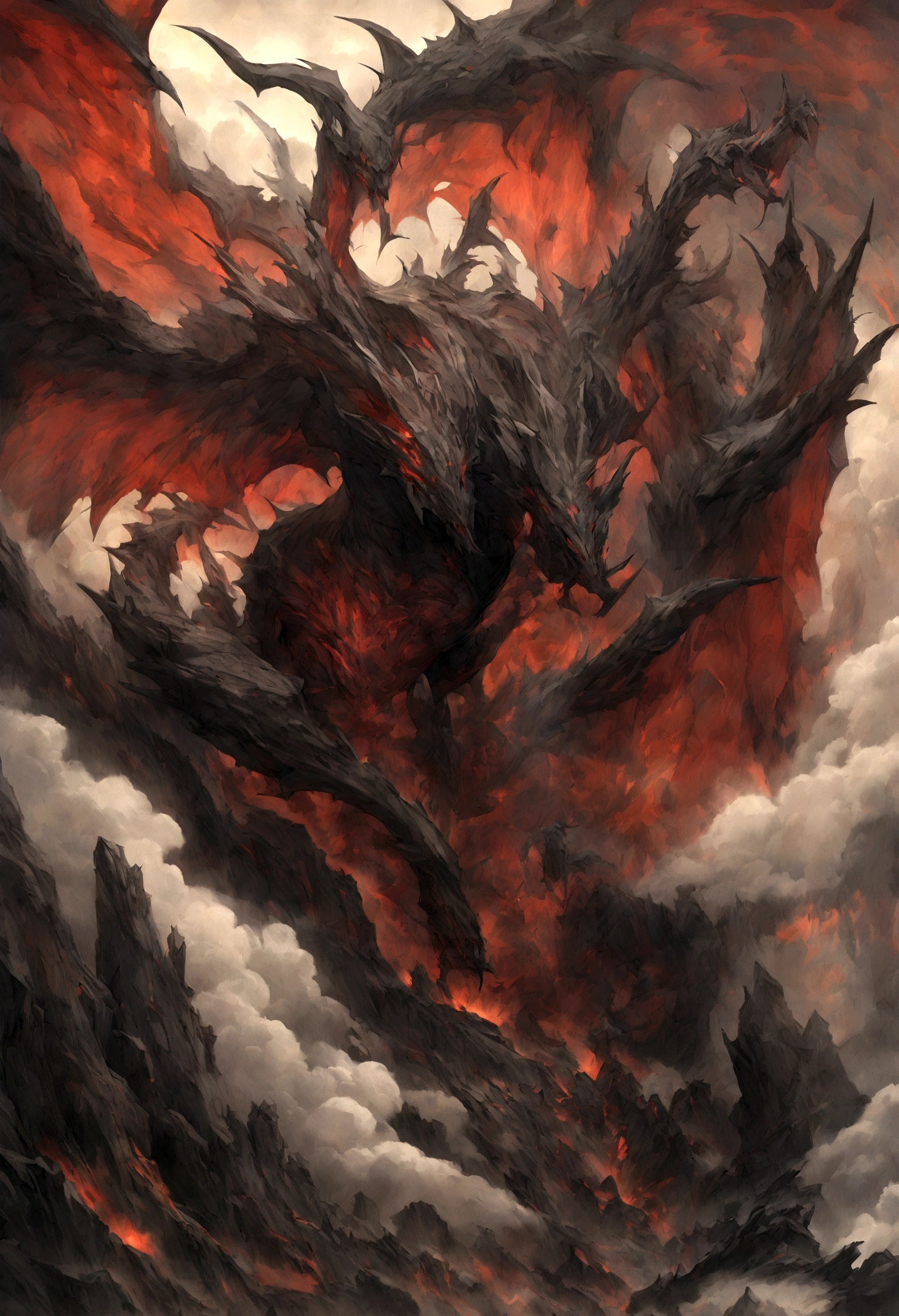 Capture the essence of eternal chaos and impending doom in this masterful graphite rendering by the renowned artist. "Inferno's Majesty: The Malevolent Dragon" is a visual symphony of darkness and despair, a haunting portrayal of a world on the brink of destruction.
The heart of the composition is the malevolent dragon, a creature of unfathomable power and malevolence. Its sinewy body coils like a stormy tempest, every graphite stroke emphasizing its strength and dominance. The dragon's eyes burn with an otherworldly fire, a sinister glow that pierces the very soul of those who dare to meet its gaze. Its teeth, sharp as obsidian blades, drip with a venomous anticipation.
As the dragon rears back, its colossal wings unfurl like the tattered remnants of a fallen kingdom, casting an ominous shadow over the scorched earth below. The skies are choked with smoke and ash, a testament to the devastation that follows in its wake.
But amidst the chaos, a once-mighty citadel stands, now a crumbling bastion of resistance against the dragon's reign of terror. Flames lick at its walls, devouring the grandeur that once defined this majestic fortress. The juxtaposition of the dragon's menacing presence and the fragile beauty of the burning citadel serves as a poignant reminder of the fragility of power and the inevitable march of time.
The artist's meticulous use of graphite allows for a stunning interplay of light and shadow, lending depth and texture to every stroke. The viewer is transported to a realm where fear and awe collide, where the sinister dance of the dragon and the flames is frozen in an eternal moment of chaos.
"Inferno's Majesty: The Malevolent Dragon" is more than a mere artwork; it is an experience that beckons the audience to contemplate the eternal struggle between destruction and resilience, power and vulnerability. The artist's deft hand and keen eye have crafted a masterpiece that will forever haunt the viewer's imagination, a testament to the timeless a