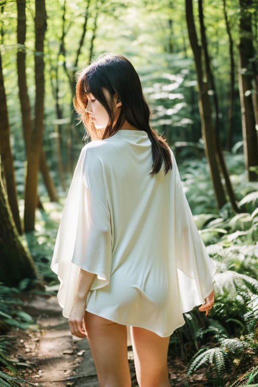 whole body,白のone piece,1 girl,alone,
(8k, RAW Photos, highest quality, masterpiece:1.3),(Realistic, photo-Realistic:1.37),Realistic skin texture,(photoRealistic:1.3),(hyperRealistic:1.2), Woman standing in the forest, white one piece, wearing a white one piece, wearing one piece, wearing a one piece, wearing casual one piece, one piece, wearing an oversized one piece, Bright sunny day, Standing near the forest, Stand in nature, Fine, simple and delicate structure, korean female fashion model, Soft light from the side, 70mm Portrait, Simple clothes,whole body入ってる