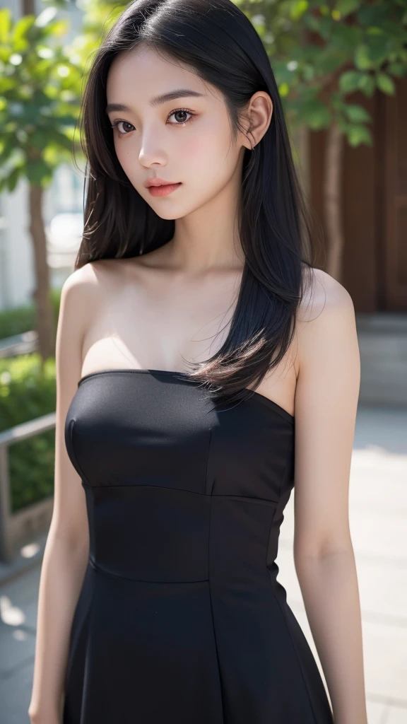 Full-body photo of a chubby Japanese woman、The most beautiful 25-year-old women in swimsuits、Black Hair、Dark Eyes、Ultra high resolution beautiful women photos、Short dress、Detailed skin、Iris Detail、Detailed fabric、Hair、Dark circles under the eyes、詳細な自然なThin lips、Hair Shadow、Dust、未編集のThin lips、8k photos、Unedited skin、Thin lips、Beautiful Skin、Healing Wounds、thin facial hair、model、Ultra-detailed eyes、Subtle flaws、Macro hair detail、Sharp focus、Front facing face、Looking straight ahead、Perfectly symmetrical face、Face down、Extreme photorealism perfect detail、Morning Light Photo Portrait、- --s 750