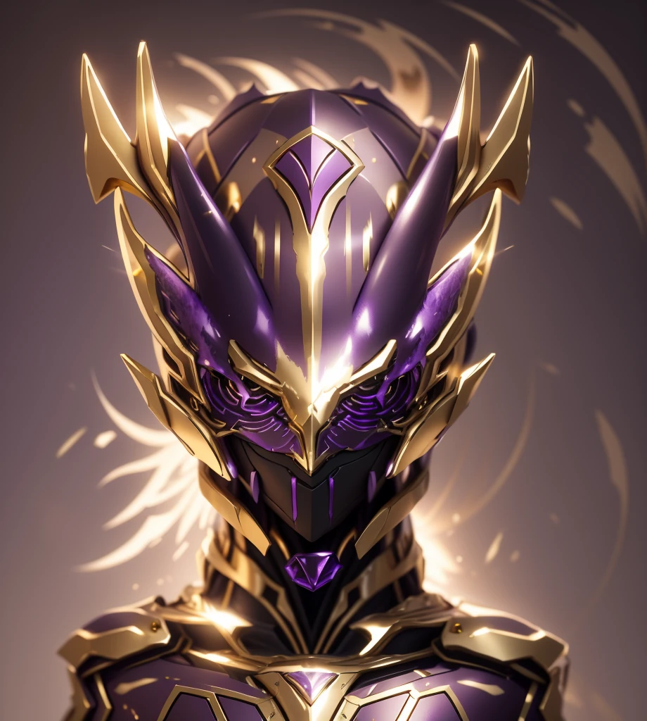 The color changes to gold and purple，Some golden purple（Ensure its layering and armor texture，The box color is the main color，Add some purple for decoration）