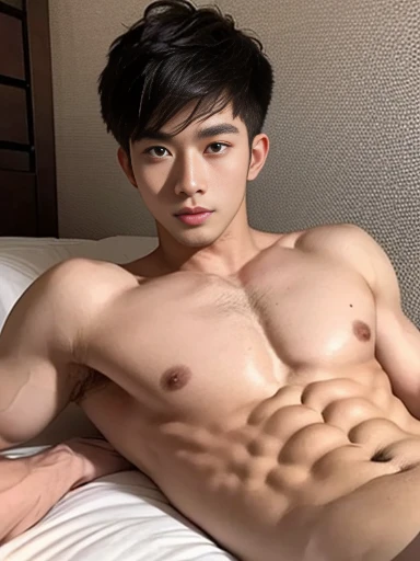 Asian man naked, handsome man, handsome guy, handsome Asia man, Take the whole body, naked, Large penis for his age, portrait, Detailed parts of the face, Manly, charming, Active Boy, , นอน on bed, lie down, Legs open,Sexually tempting, seductive,lust, The anus has sexual stains.,Control and use, gasp, perfect anatomy, Symmetrical body, Asia boy 25-year-old, shirtless :: Highly detailed, Asia, a little six packs charming์ body, realistic, human skin, handsome chad chin, shirtless, handsome, lean muscle, charming์, thin, Be a man, sexually charming์, human skin, (Make eye contact), handsome, charming, bright color tones, realistic