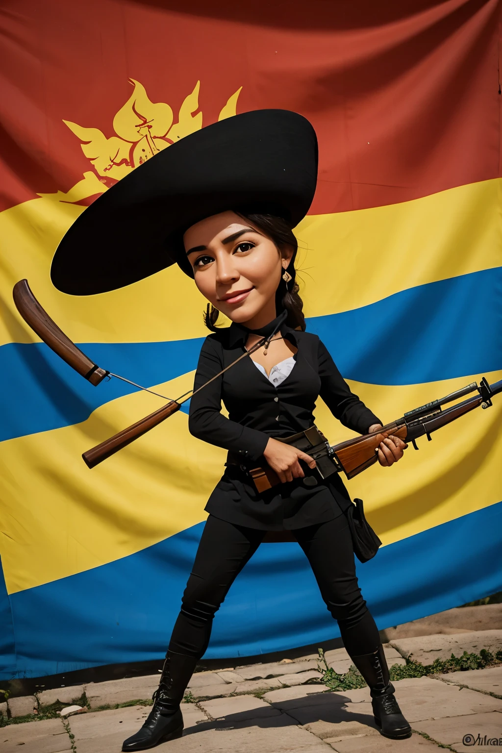 Caricatura sobre las guerrillas de colombia 