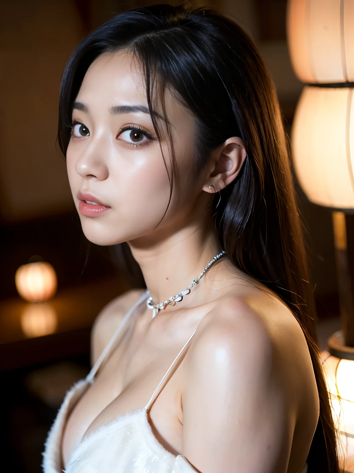 (Best-quality, Masterpiece, Ultra-High-Resolution, (Photorealistic:1.4), Raw Photo,  depth of field, professional lighting, perfect anatomy, extremely details), 1girl, the most famous Japanese actress and Japanese Mafia, (extremely beautiful face, ((extremely beautiful and extremely big eyes)), extremely beautiful hair, extremely beautiful skins), extremely beautiful long-eyelashes, extremely beautiful lips, ((detailed Japanese-Mafia):1.5)