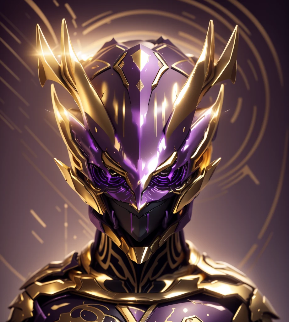 The color changes to gold and purple，Some golden purple（Ensure its layering and armor texture，The box color is the main color，Add some purple for decoration）