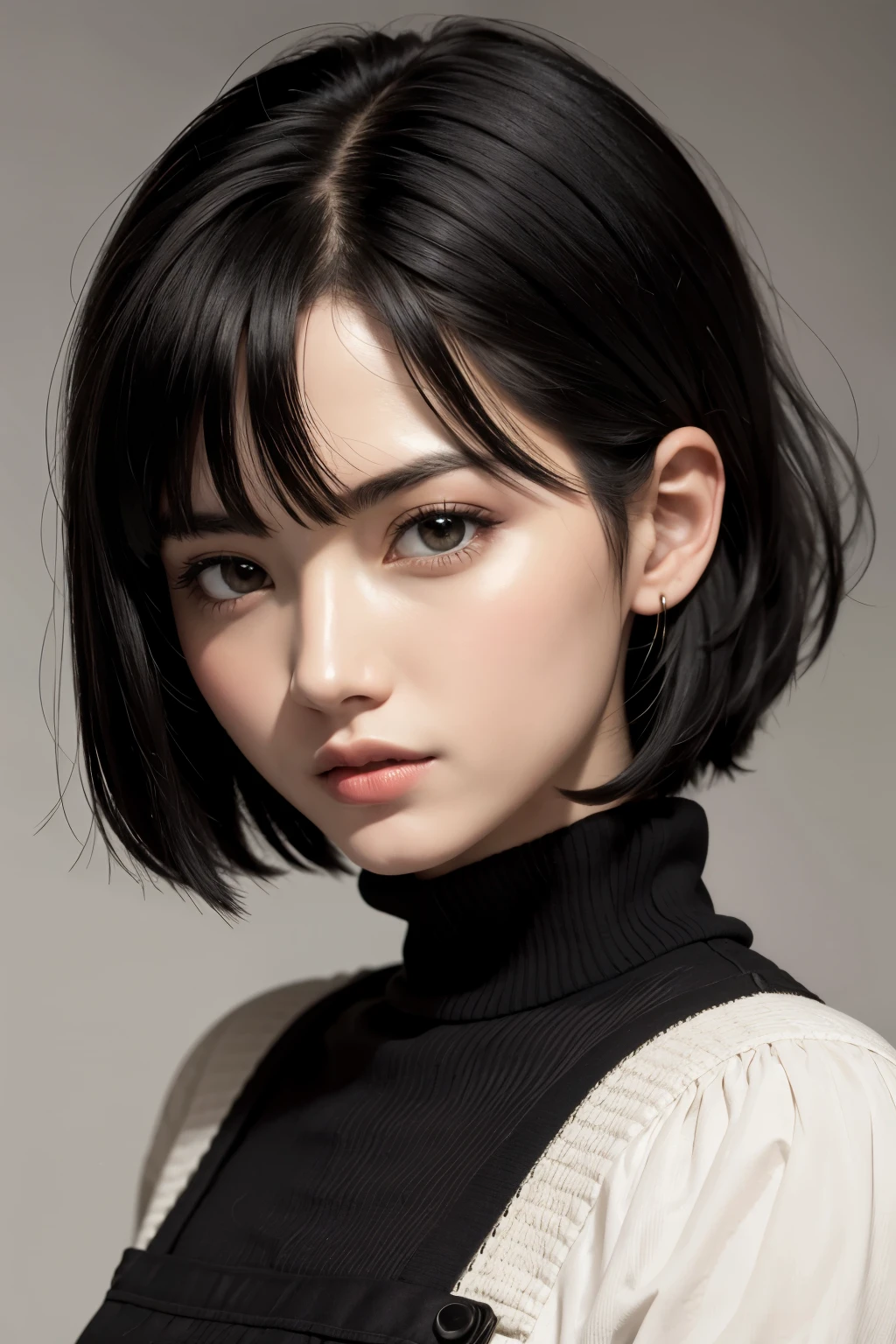 black hair villager