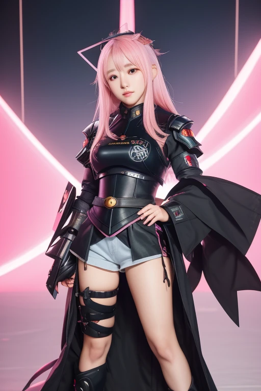 there are many anime characters on a wall with a star, arknights, from arknights, fanime girl in short shorts and jacket standing next to giant robot, artwork in the style of guweiz, cyberpunk anime girl mech, trending on cgstation, guweiz, by Russell Dongjun Lu, digital cyberpunk anime art, ross tran 8 k, guweiz on artstation pixiv, girl in mecha cyber armor ate grand order, from bravely default ii, crisp clear rpg portrait, chibi, characters from azur lane, kantai collection style, genshin, art of kirokaze pixel, hd artwork, kantai collection arcade, video game genshin impact, granblue fantasy+++++arafed image of a group of asian women posing for a picture, (pink colors), trending at cgstation, pink skin, trending on cgstation, portrait of a pink gang, 1 as february), ulzzang, ((pink)), pink clothes, trending on bbwchan, yanjun chengt, in girls generation, pastel pink skin tone