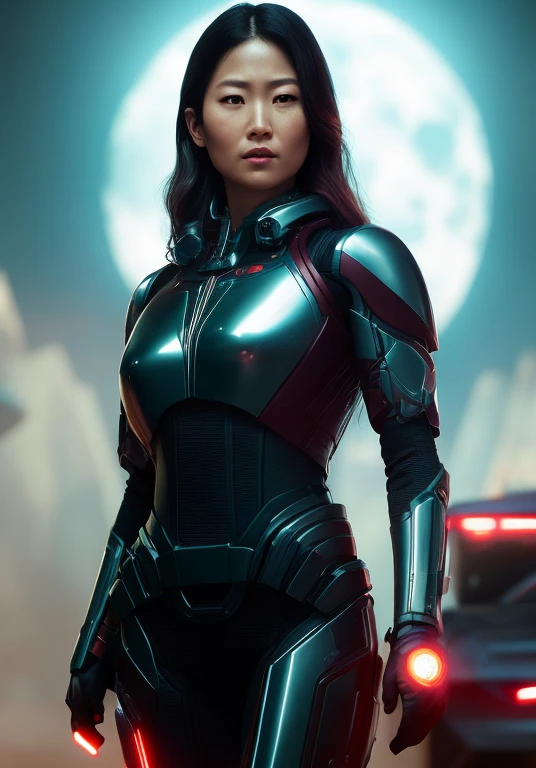 midbody photo of the most beautiful artwork in the world featuring [gorgeous asian female humanoid|cyborg:0.3], spaceship location, working environment, rugged harsh situation woman Grace Park (sharp face:1.2) worker, full body 8k unity render, action shot, skin pores, detailed intricate iris, very dark lighting, heavy shadows, detailed, detailed face, (vibrant, photo realistic, realistic, dramatic, dark, sharp focus, 8k), (battlestar galactica viper pilot:1.1), (intricate:1.1), (highly detailed:1.1), digital painting, octane render, artstation, concept art, smooth, sharp focus, illustration, art by artgerm, (loish:0.23), wlop ilya kuvshinov., (global illumination, studio light, volumetric light) 