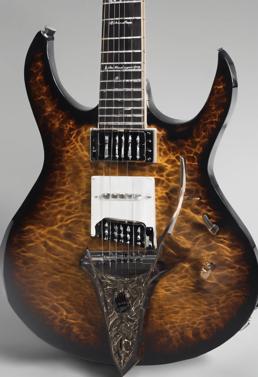 High resolution 4k excellent quality, Uma guitarra de solo Ibanez jam steve vai