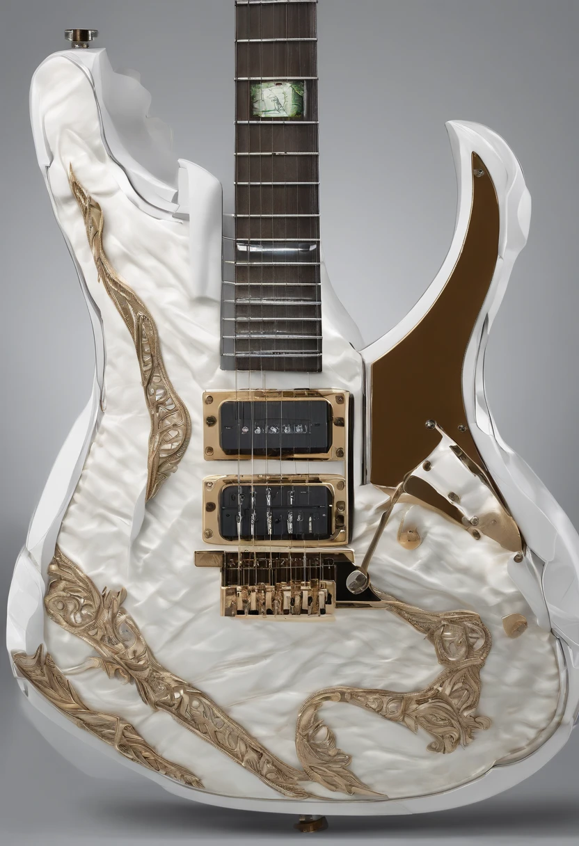High resolution 4k excellent quality, Uma guitarra de solo Ibanez jam steve vai