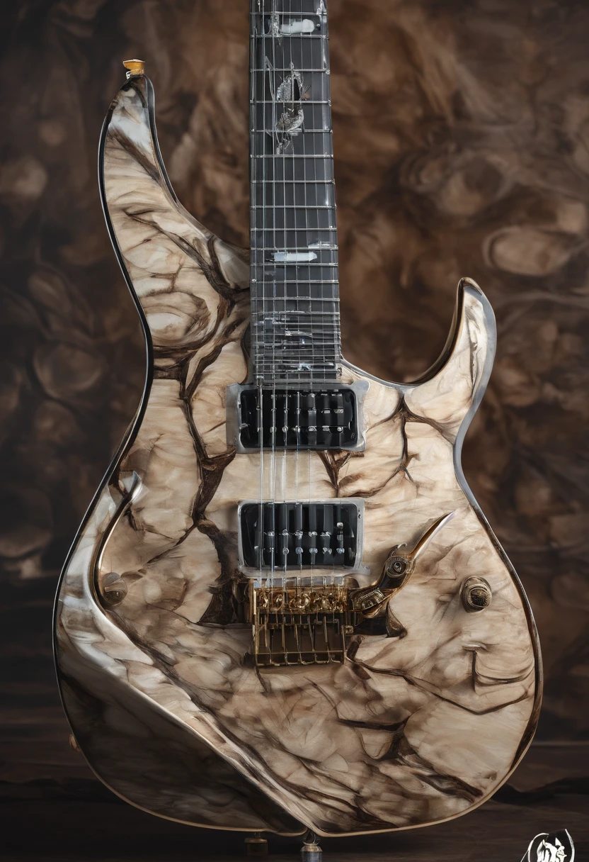 High resolution 4k excellent quality, Uma guitarra de solo Ibanez jam steve vai mel