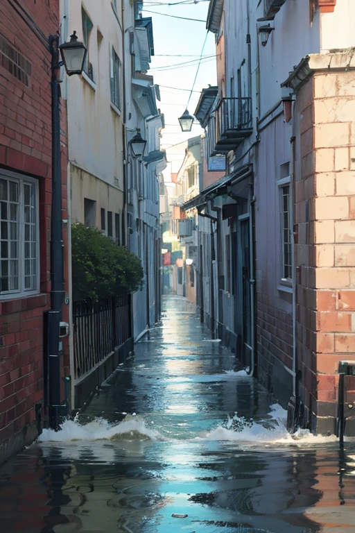 flood a street