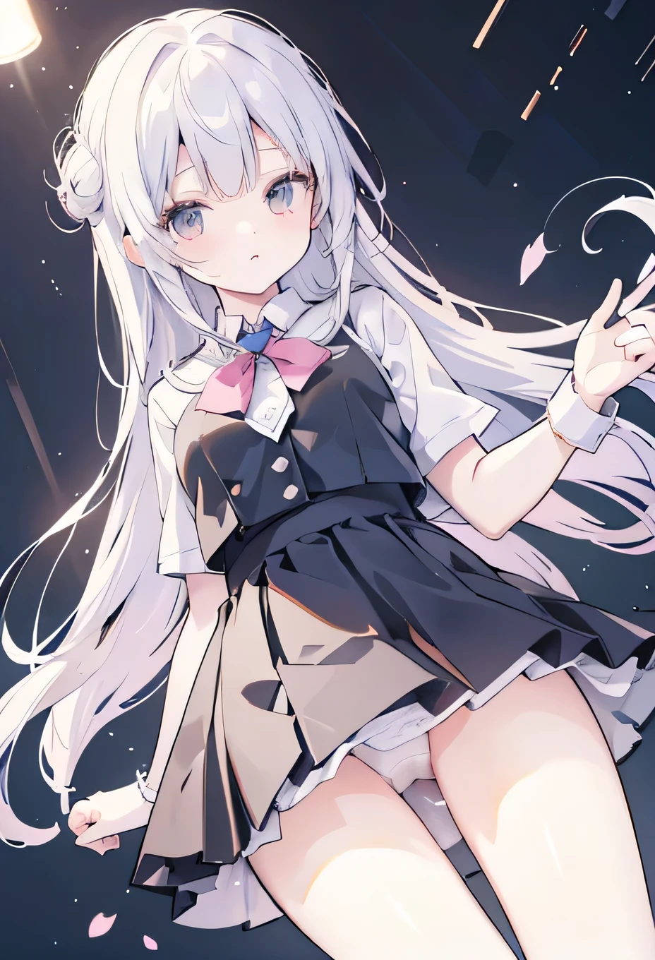 skirt, Very detailed CG unified 8k wallpaper, highres, best quality,panty、skirt、White panties、upskirt