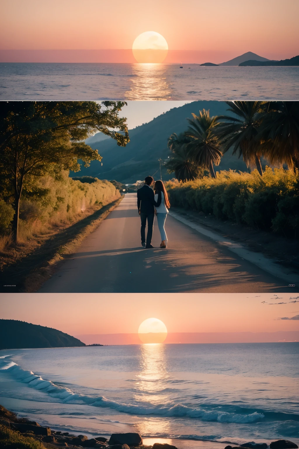 ChatGPT
Uma capa perfeita para "Reacendendo a Chama: A Journey of Love and Renewal" should capture the essence of the title and visually convey the theme of rekindling love and renewing the relationship. Here is a description that may help you visualize this cover:
A capa apresenta uma paisagem serena ao entardecer, with soft shades of orange and pink painting the sky. No centro da imagem, two lovers are holding hands, looking at each other with tenderness and connection. Their silhouettes are framed by a soft light that radiates around them., symbolizing the flame of love that is being rekindled between them.
Ao redor do casal, there are elements that evoke the journey of renewal and growth, como flores desabrochando, butterflies in flight and ancient trees that seem to bloom again. These elements add a sense of hope and renewal to your cover design.
No topo, em letras elegantes e luminosas, is the title "Reacendendo a Chama", standing out against the background of the twilight sky. Below the title, em uma fonte mais suave, is the subheading "A Journey of Love and Renewal", complementando a mensagem central da capa.
The overall design conveys a sense of calm, Hope and optimism, convidando os leitores a embarcarem nessa jornada de autodescoberta e redescoberta do amor.