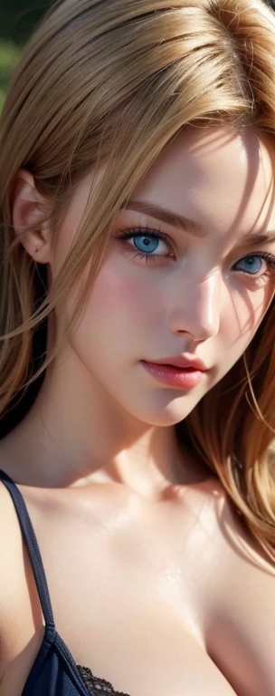 (best quality, 4k, 8ก, high resolution, very detailed, realistic, realistic), Blonde, blue eyes, big breast, There's a mole in her. , Full Body View, looking into the viewer, Make eye contact, at the locker room, shower, naked, I was very wet., soap her body, The body is extremely wet., Wet white crop top, Hand-up, rising hand, Tie your hair, Horny face, sexy face, red lips, fit, (((Point of interest pussy))), (((plump pussy))), (((detailedpussy)))
