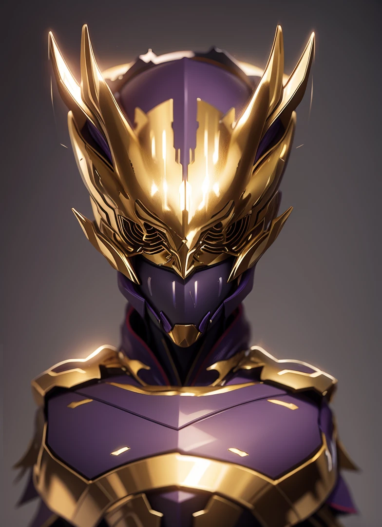 The color changes to gold and purple,Some golden purple(Ensure its layering and armor texture,The box color is the main color,Add some purple for decoration)