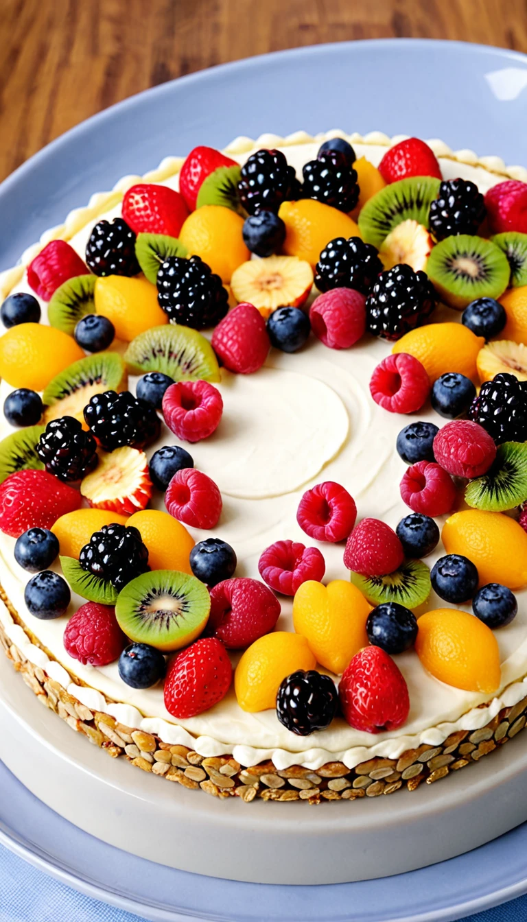 tarta de frutos secos