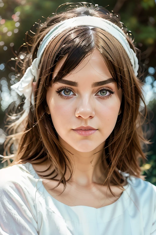 a painting of a girl with a headband and a white top, ilya kuvshinov face, digital art ilya kuvshinov, portrait anime girl, detailed portrait of anime girl, made with anime painter studio, ilya kuvshinov style, ilya kuvshinov landscape, breathtaking ilya kuvshinov, stunning anime face portrait, beautiful anime portrait