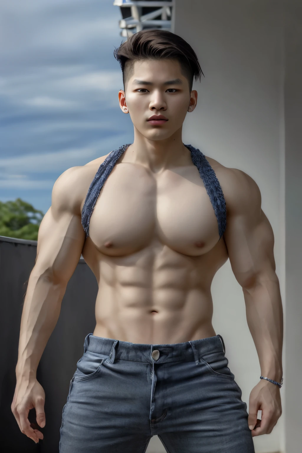 edward candra, face, portrait,muscular, (absurdres, highres, ultra detailed),((masterpiece)), ((best quality:1.1)), High Resolution, 8k,1boy, best quality, masterpiece, (photorealistic:1.4), 8k raw photo, 4k, high quality, masterpiece, best quality, highres, dynamic poses, realistic, detailed skin, mature male, high contrast, OverallDetail